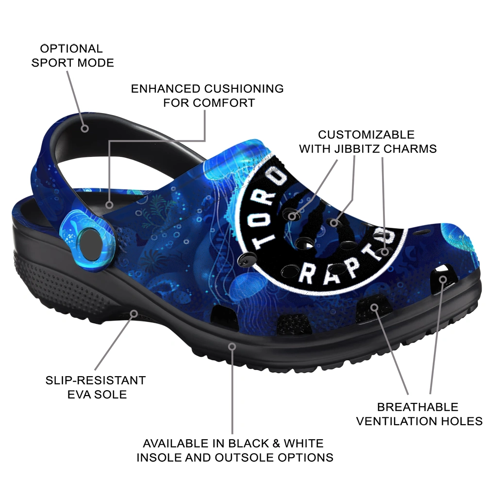 toronto raptors jellyfish ocean clogs new arrival toronto raptors jellyfish ocean clogs new arrival