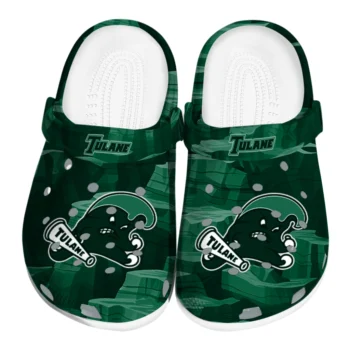 tulane green wave canyon layers clogs best selling