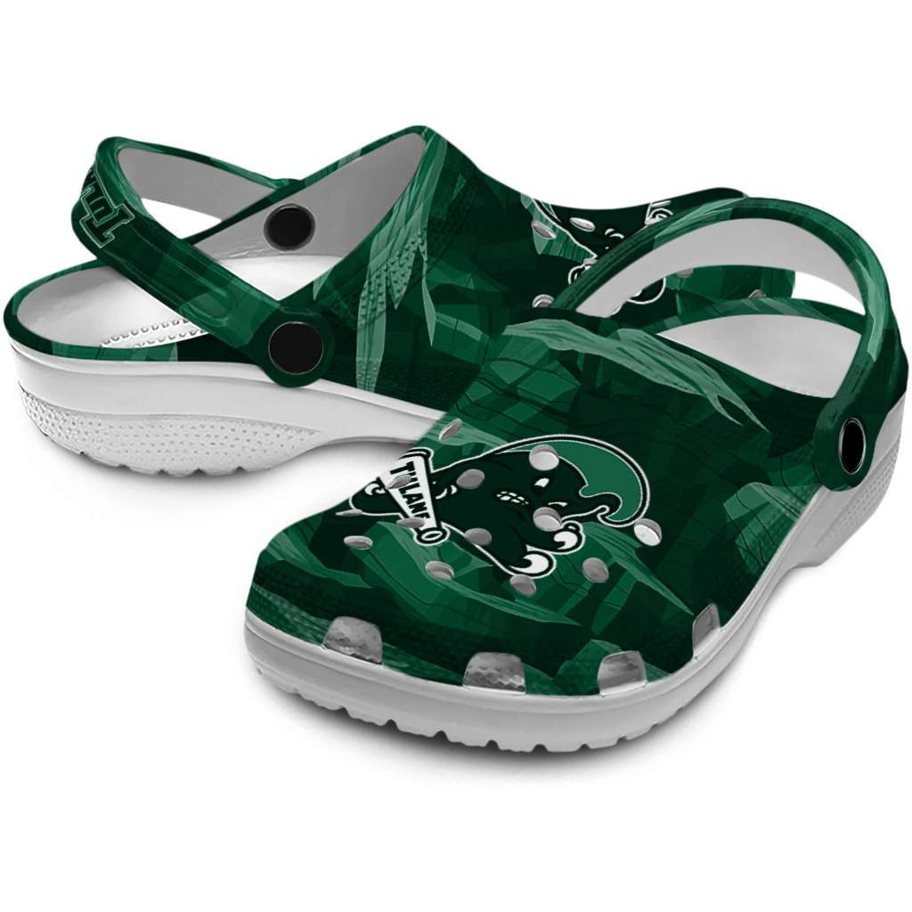 tulane green wave canyon layers clogs high quality tulane green wave canyon layers clogs high quality