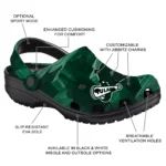 tulane green wave canyon layers clogs best selling