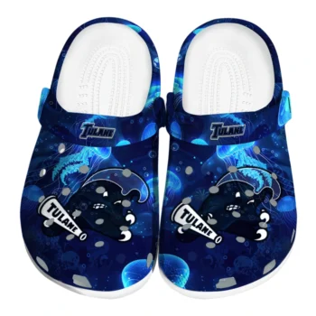 tulane green wave jellyfish ocean clogs best selling