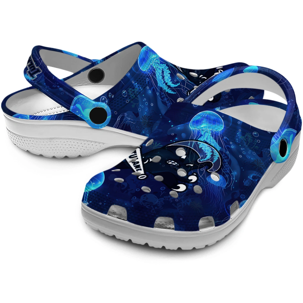 tulane green wave jellyfish ocean clogs high quality tulane green wave jellyfish ocean clogs high quality