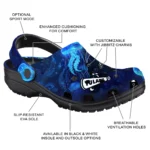 tulane green wave jellyfish ocean clogs best selling