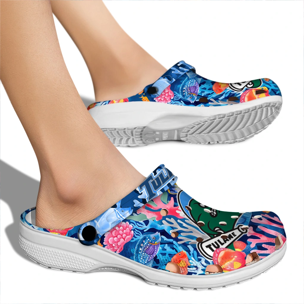 tulane green wave ocean wonders clogs fashion forward tulane green wave ocean wonders clogs fashion forward
