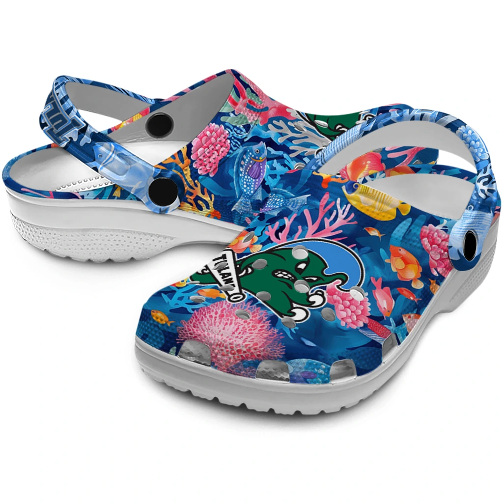 tulane green wave ocean wonders clogs high quality tulane green wave ocean wonders clogs high quality