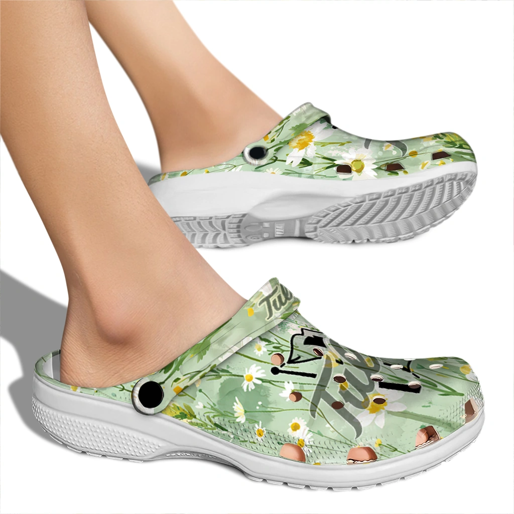 tulsa golden hurricane daisy cluster clogs fashion forward tulsa golden hurricane daisy cluster clogs fashion forward