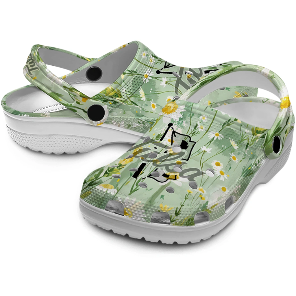 tulsa golden hurricane daisy cluster clogs high quality tulsa golden hurricane daisy cluster clogs high quality