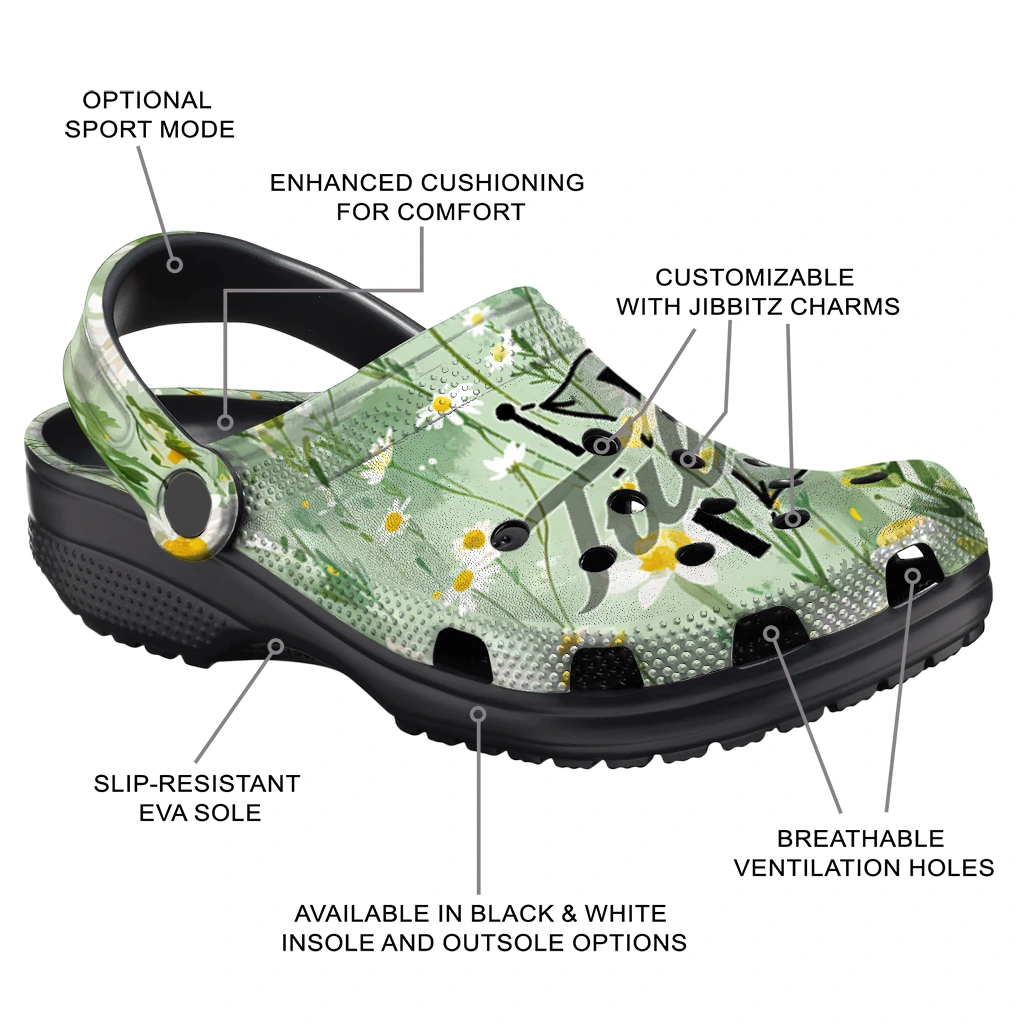 tulsa golden hurricane daisy cluster clogs new arrival tulsa golden hurricane daisy cluster clogs new arrival