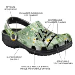 ucla bruins daisy cluster clogs best selling