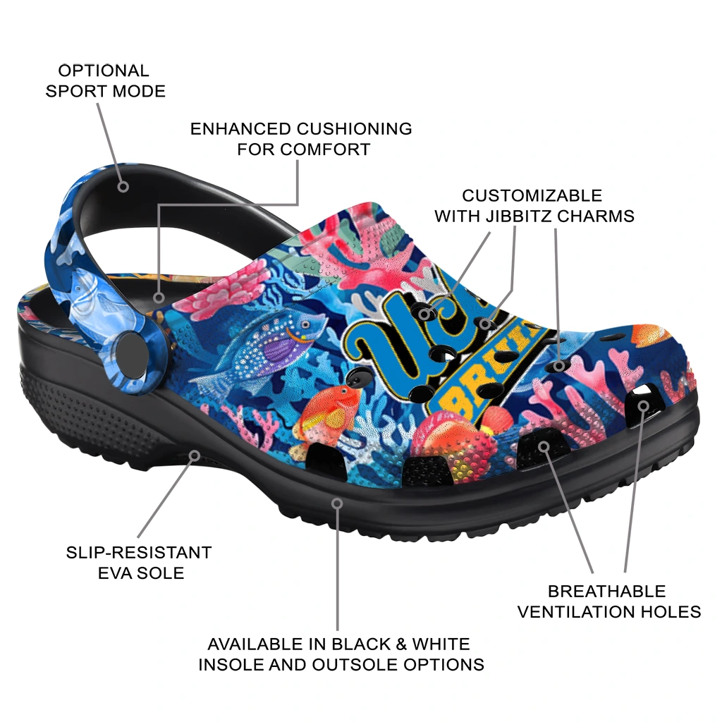 ucla bruins ocean wonders clogs new arrival ucla bruins ocean wonders clogs new arrival