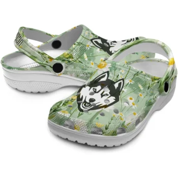 uconn huskies daisy cluster clogs high quality