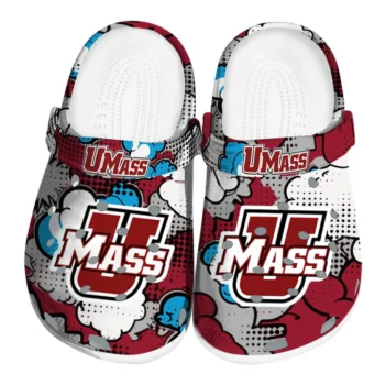 umass minutemen cloud splash clogs best selling