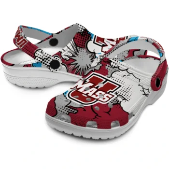 umass minutemen cloud splash clogs high quality