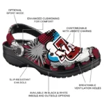 umass minutemen cloud splash clogs best selling