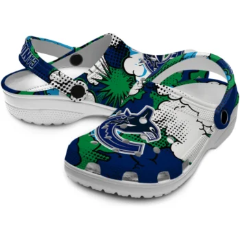 vancouver canucks cloud splash clogs high quality