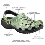 virginia cavaliers daisy cluster clogs best selling