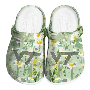 virginia tech hokies daisy cluster clogs best selling