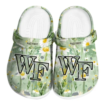 wake forest demon deacons daisy cluster clogs best selling