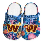 washington commanders ocean wonders clogs best selling