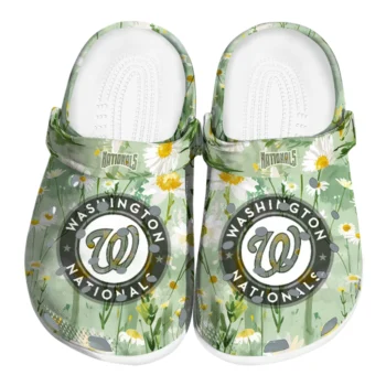 washington nationals daisy cluster clogs best selling