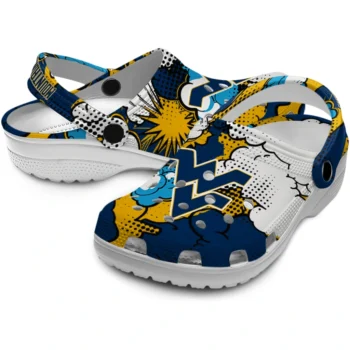 west virginia mountaineers cloud splash clogs high quality