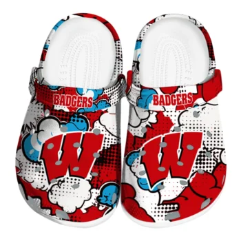 wisconsin badgers cloud splash clogs best selling