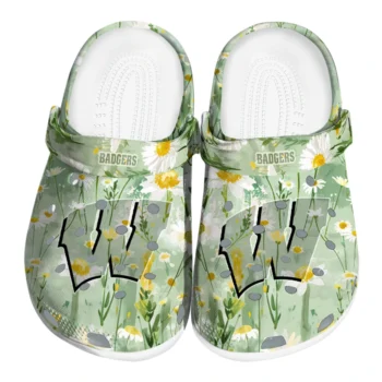 wisconsin badgers daisy cluster clogs best selling