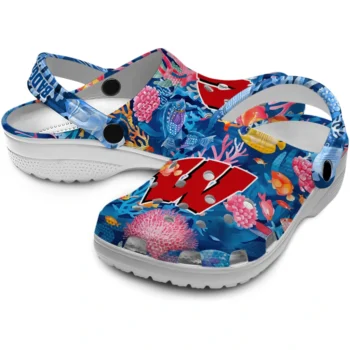 wisconsin badgers ocean wonders clogs high quality