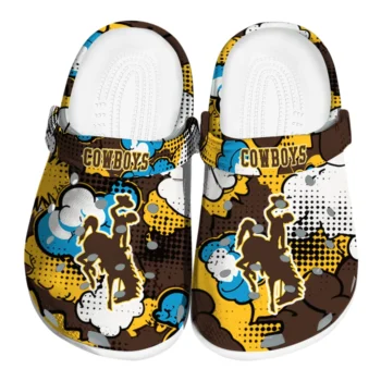 wyoming cowboys cloud splash clogs best selling