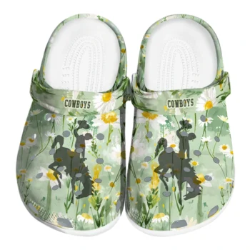 wyoming cowboys daisy cluster clogs best selling
