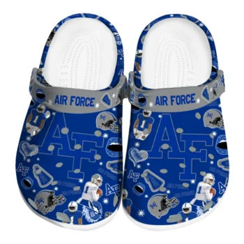 Air Force Falcons Football Icons Clogs