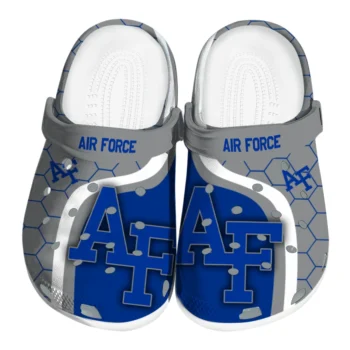 Air Force Falcons Hexagon Grid Clogs