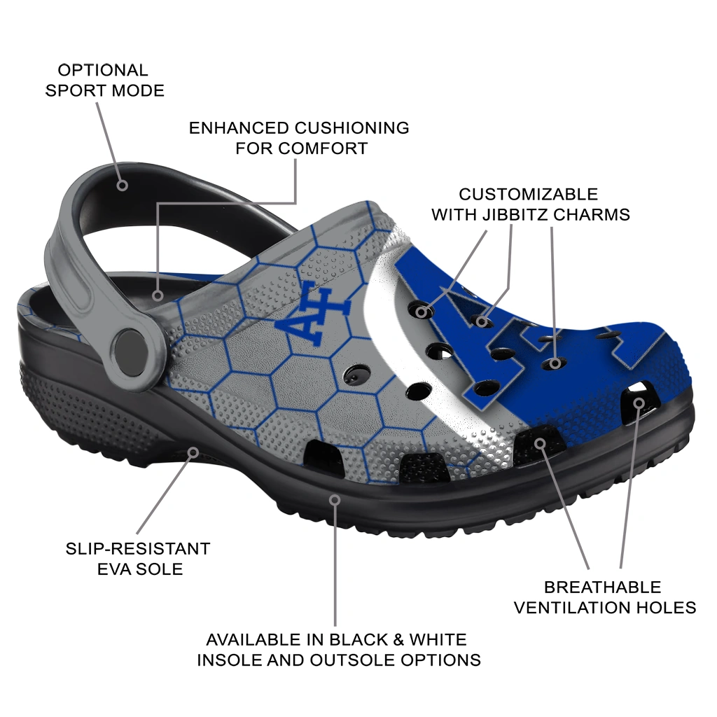 Air Force Falcons Hexagon Grid Clogs - Image 3