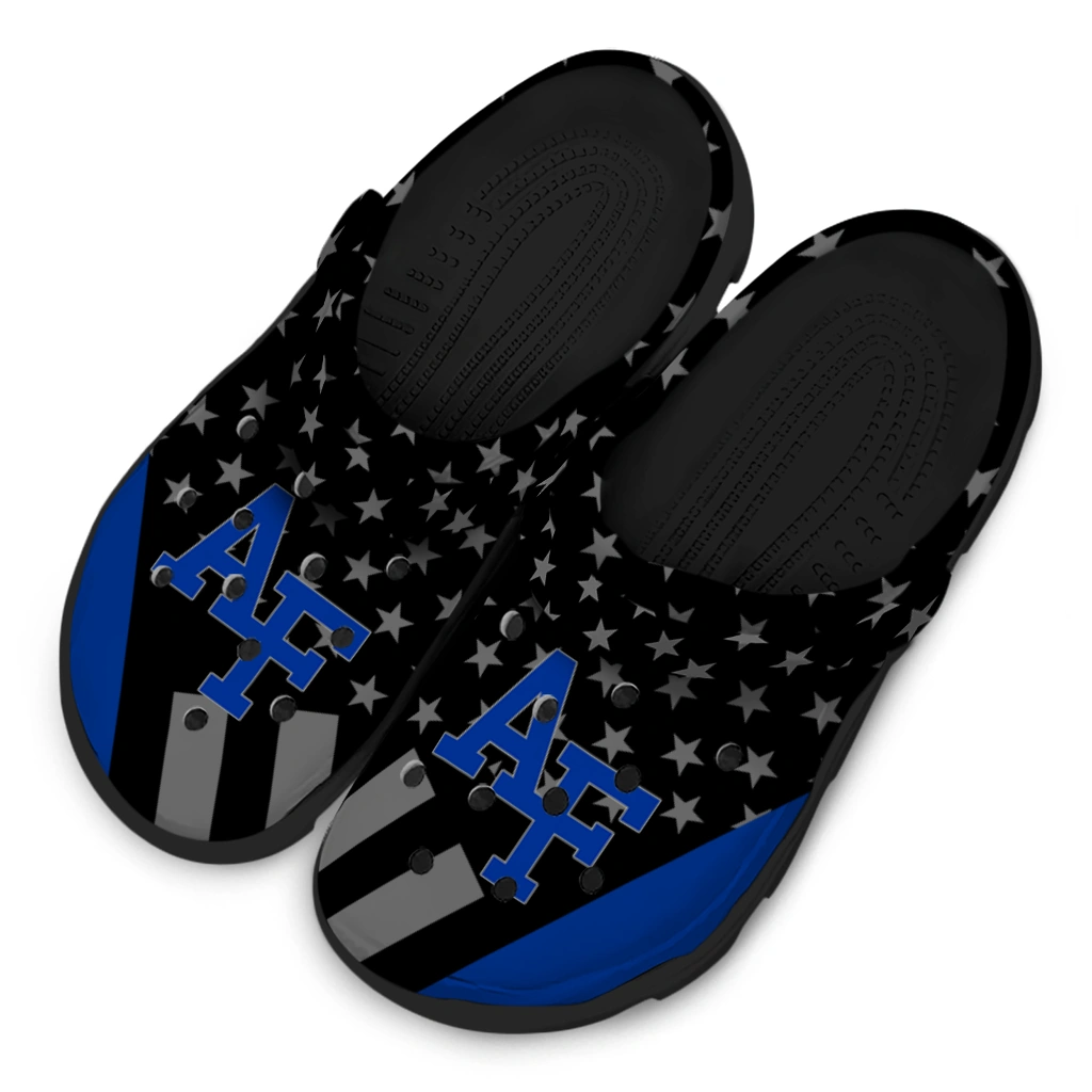 Air Force Falcons Stellar Stripes Theme Clogs - Image 4