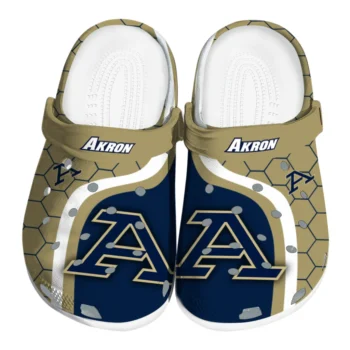 Akron Zips Hexagon Grid Clogs