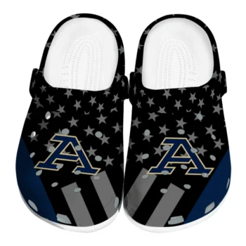 Akron Zips Stellar Stripes Theme Clogs
