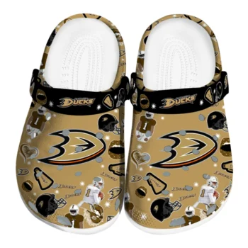 Anaheim Ducks Football Icons Clogs