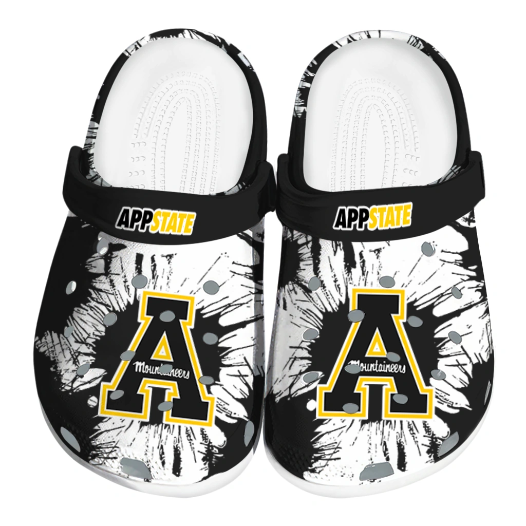 appalachian-state-mountaineers-splatter-graphics-clogs-best-selling appalachian state mountaineers splatter graphics clogs best selling