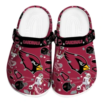 Arizona Cardinals Football Icons Clogs