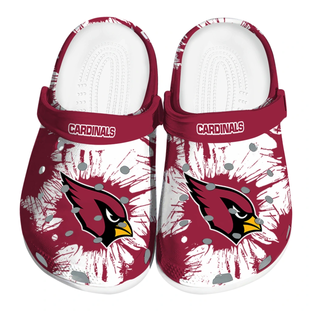 arizona-cardinals-splatter-graphics-clogs-best-selling arizona cardinals splatter graphics clogs best selling