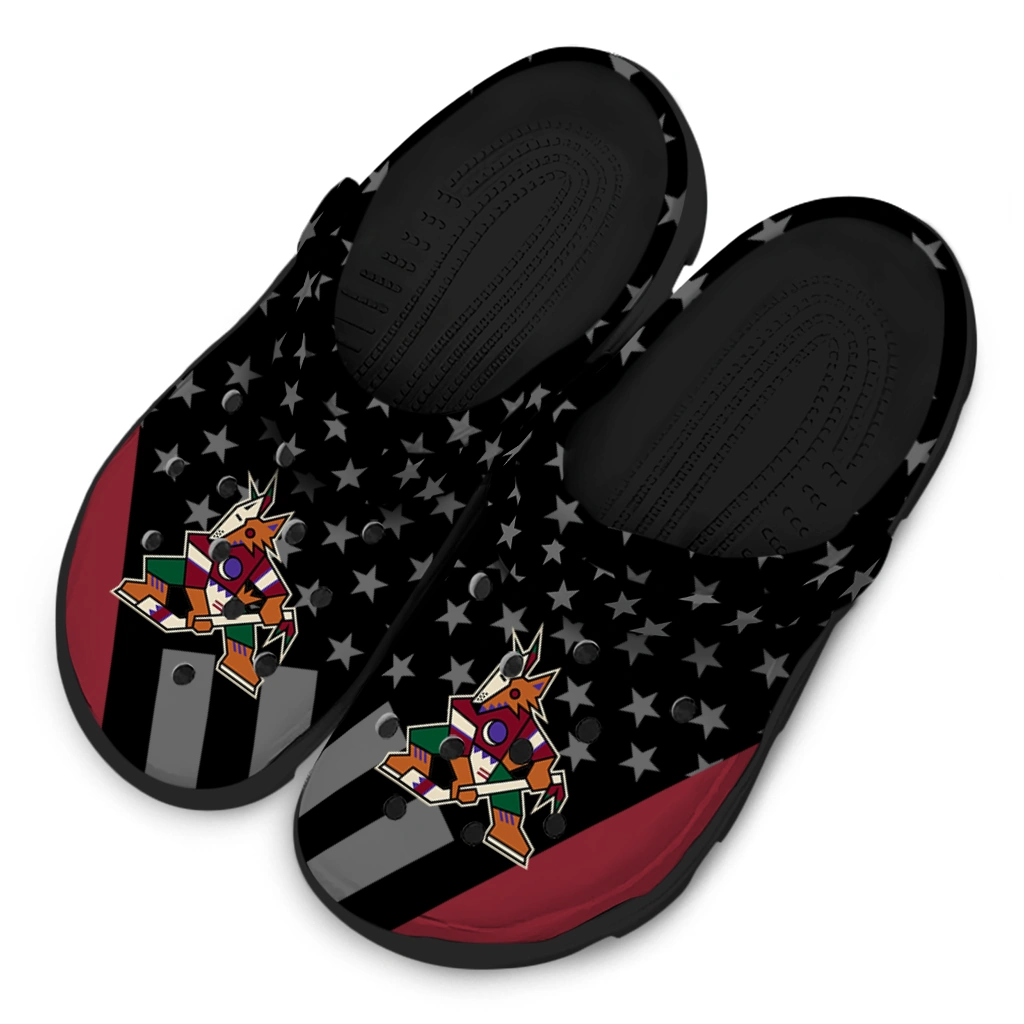 arizona-coyotes-stellar-stripes-theme-clogs-latest-model