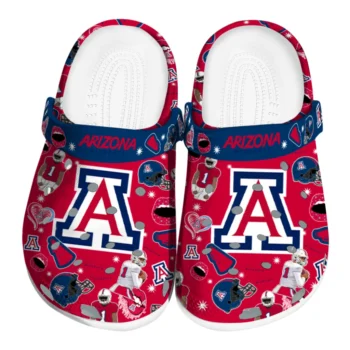 Arizona Wildcats Football Icons Clogs