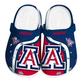 Arizona Wildcats Hexagon Grid Clogs
