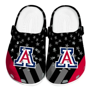 Arizona Wildcats Stellar Stripes Theme Clogs