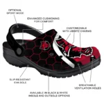 arkansas-state-red-wolves-hexagon-grid-clogs-best-selling
