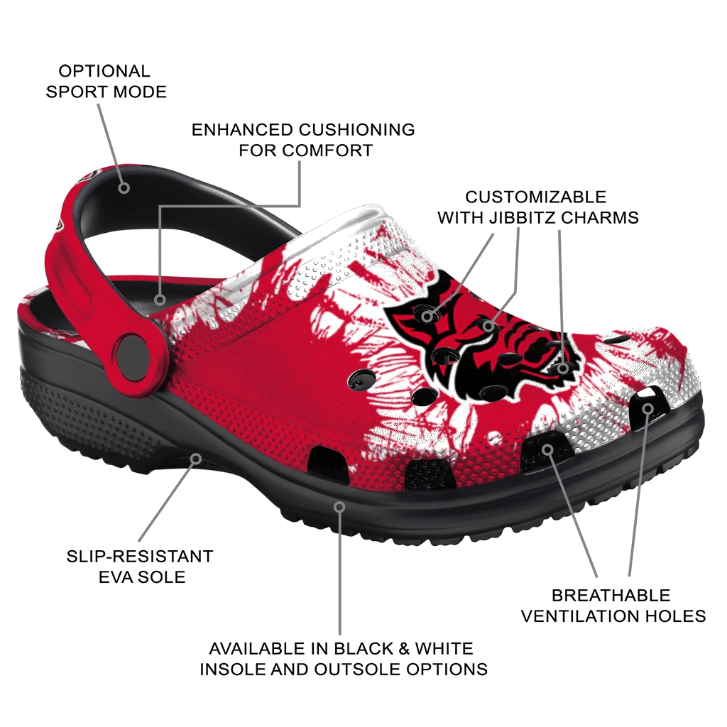 arkansas-state-red-wolves-splatter-graphics-clogs-new-arrival