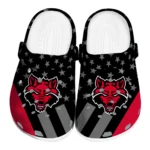 arkansas-state-red-wolves-stellar-stripes-theme-clogs-best-selling