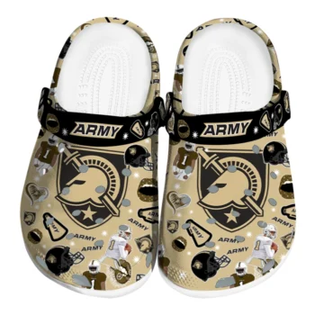Army Black Knights Football Icons Clogs