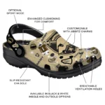 army-black-knights-football-icons-clogs-best-selling