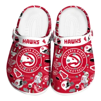 Atlanta Hawks Football Icons Clogs